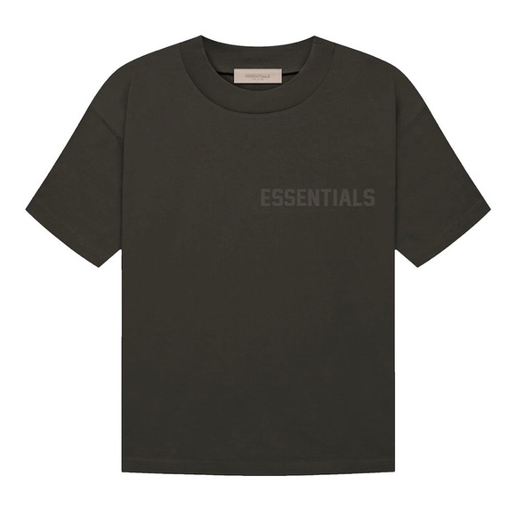 Fear of God Essentials T-Shirt Off Black NWT - Picture 1 of 5